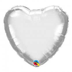 Coeur aluminium Chrome Silver