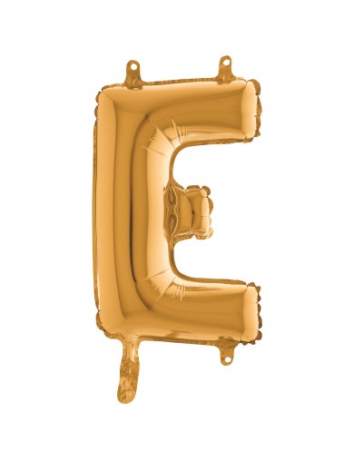 Lettre "E" 35 cm gold