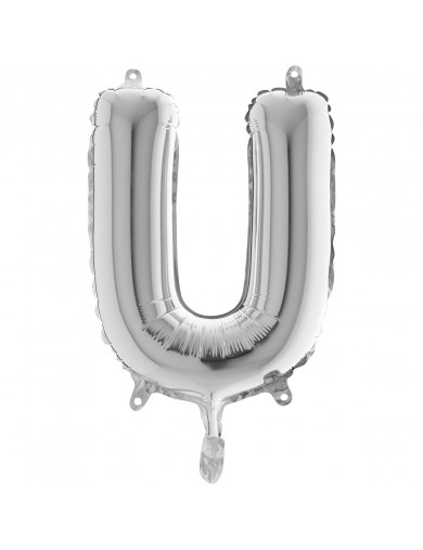 Lettre "U" 35 cm Silver