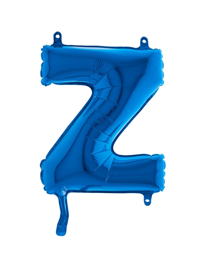Lettre "Z" 35 cm Bleu