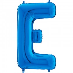 Lettre "E" 66 cm Bleu