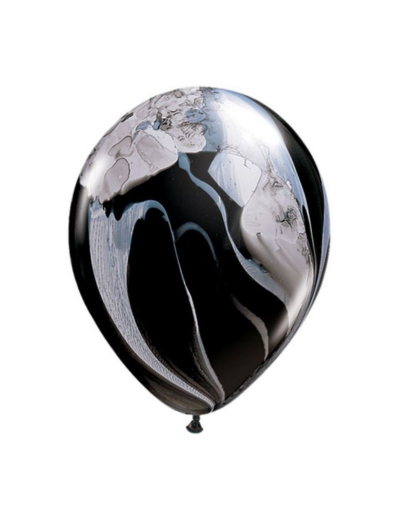 Ballon Black & White super Agate