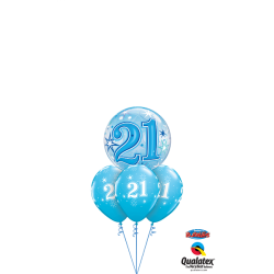 "21" Bleu Etoiles Bunch