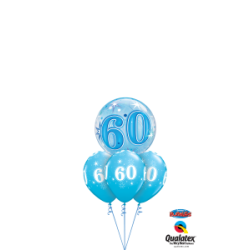 "60"Bleu Etoiles Bunch