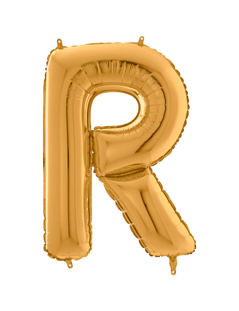 Lettre "R" 66 cm gold
