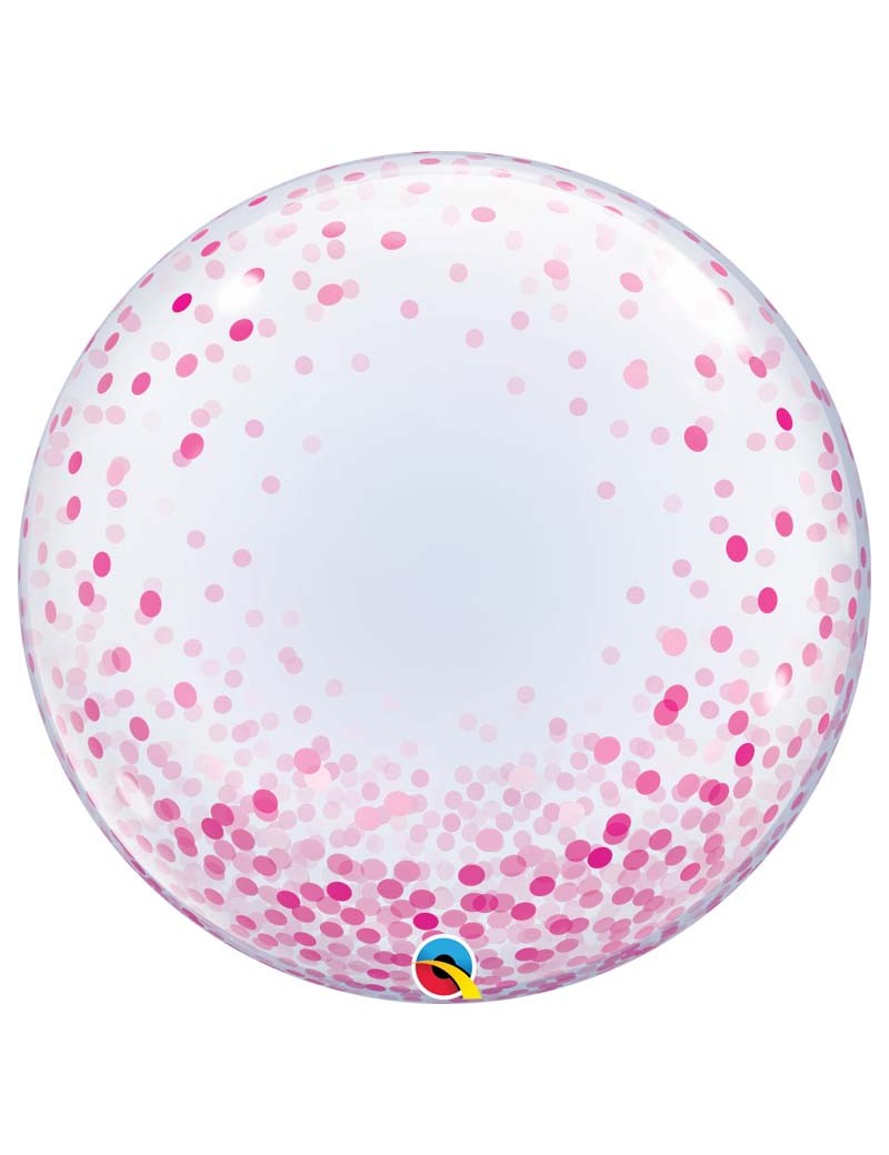 Déco Bubble 24″ Blue Confetti Dots